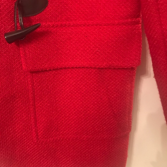 Red Coat W/ hoodie - Picture 4 of 5